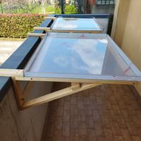 Due essicatori da balcone e da pavimento