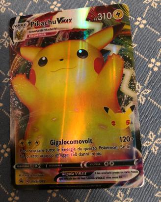 carta pokemon pikachu vmax