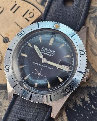 Diver Cauny Submarine 1960 vintage orologio sub