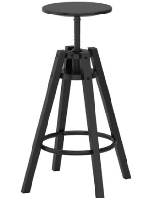 Sgabelli in legno laccati nero