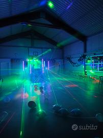 Luci Professionali DJ RGBW - Par Sheds 18x12W