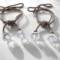 Coppia Nappe Torchon per tende tendaggi fermatende