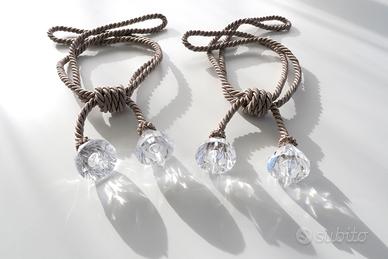 Coppia Nappe Torchon per tende tendaggi fermatende