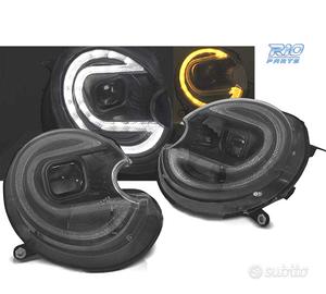 FARI XENON MINI COOPER 06-14 LED NERO
