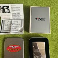 Zippo originale Moto Guzzi  anni 2000 con scatola