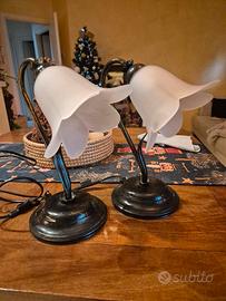 Coppia di lampade da comodino