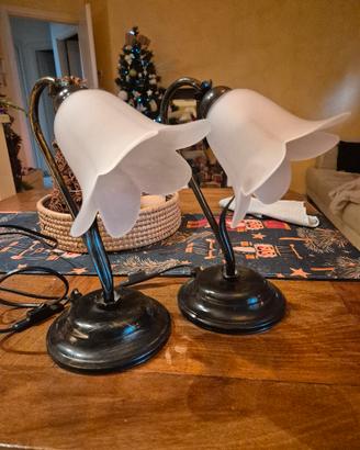 Coppia di lampade da comodino