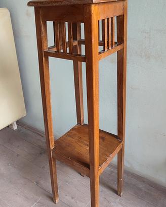 Portafiori in legno vintage, Art déco
