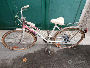 Bici da donna Girardengo bianco rosa