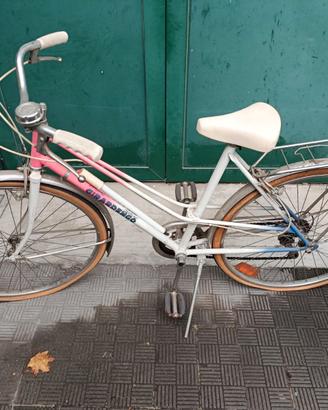 Bici da donna Girardengo bianco rosa