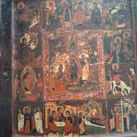 Icona russa ortodossa “le dodici feste”