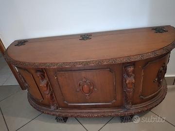 Cassapanca a mezzaluna