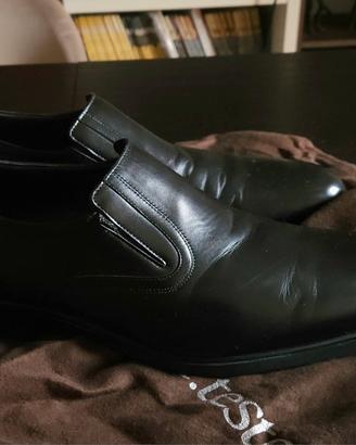 Amedeo Testoni scarpe slip on nero taglia 10.5