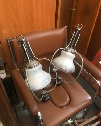 Coppia lampadari anni 60/70