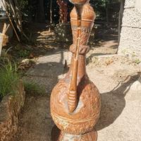 antiquariato annaffiatoio in rame 