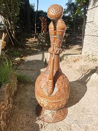 antiquariato annaffiatoio in rame 