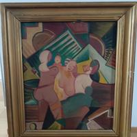 Quadro Giovanni Caputo 1995 “La prima esperienza”