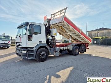 IVECO EUROTECH 260S40 ribaltabile, gru e Radiocoma