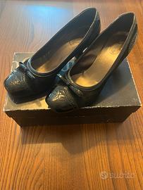 Décolleté NeroGiardini in Pelle e Camoscio– Nuove