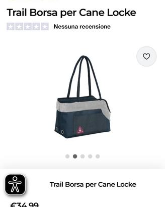 borsa da viaggio cane