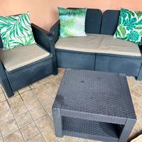 4 pezzi  divani  in polipropilene