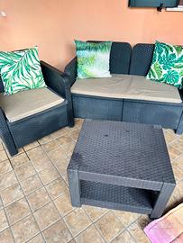 4 pezzi  divani  in polipropilene