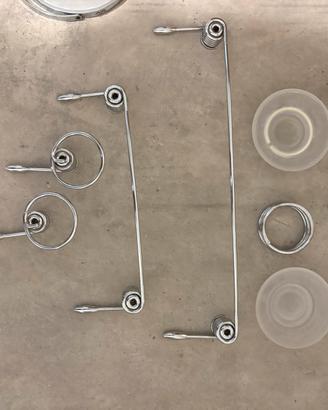 Set Accessori Bagno Coordinati + Specchietto
