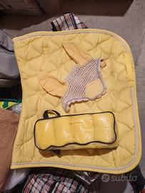 Set giallo da dressage. misura cavallo. USATO