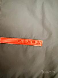 Sciarpa PRADA originale nera tessuto tecnico