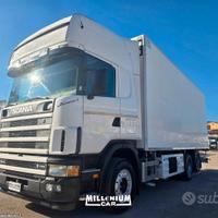 Scania 164-580 cella 7,40 trasporto carne atp 2028