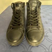 Scarpe Hogan Rebel nere in pelle tg 40