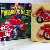 Power red ranger tyrannosaurus bike moto