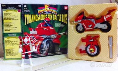 Power red ranger tyrannosaurus bike moto