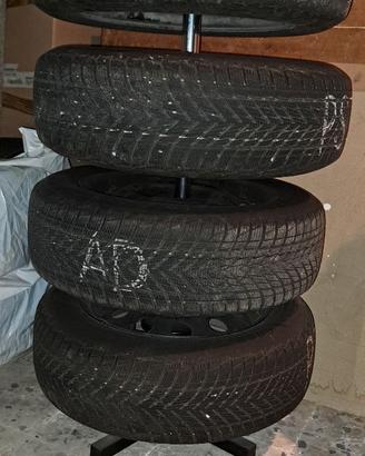 Fiat-Alfa Cerchi 15"+gomme invernali 195/60 R15