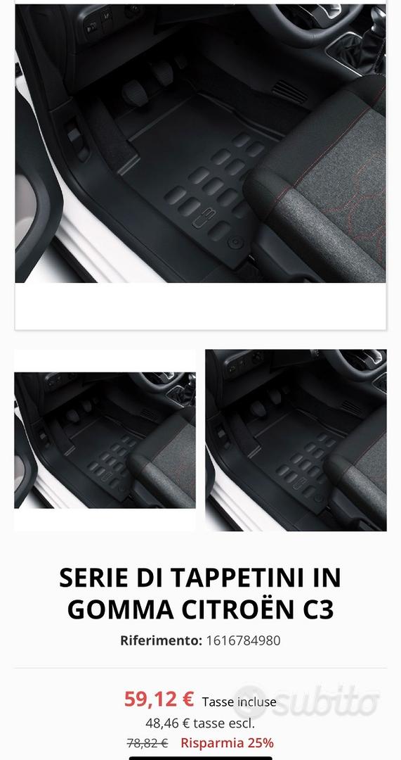 Tappetini originali citroen c3 del 2022 - Accessori Auto In vendita a Trento