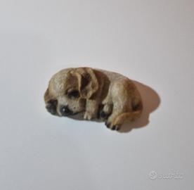 Statuetta Cucciolo di cane che dorme