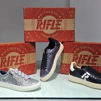 Sneakers RIFLE glitterate nuove con scatola