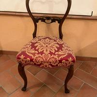 Sedia imbottita Luigi XVI