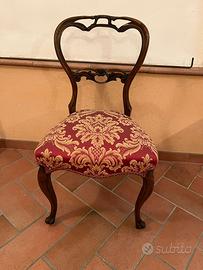 Sedia imbottita Luigi XVI