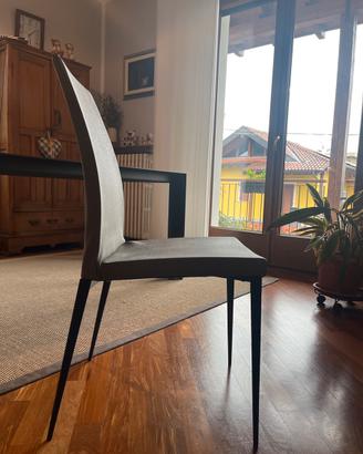 Sedie moderne telaio in ferro