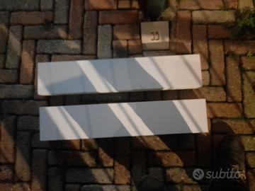 mensole rovere bianco