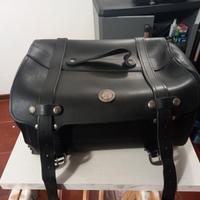 Borsa moto in pelle