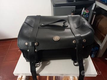 Borsa moto in pelle