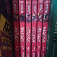 Hellsing volumi 1 a 6 prima edizione