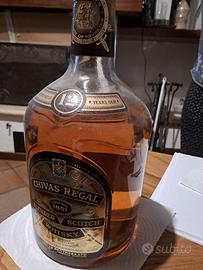 bottiglia da collezione di chivas regal da 3.78 li