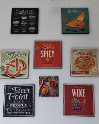 Quadretti stile industrial