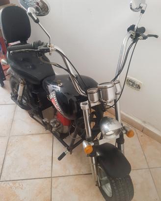 Mini moto media stile harley davidson