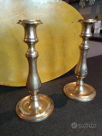 candelabri ottone antichi
