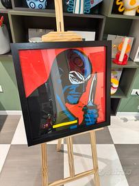 Serigrafia Diabolik Marco Lodola firmata numerata