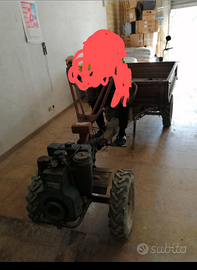 Motocoltivatore con carrello 10cv